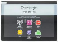 Планшет PRESTIGIO Wize 3151 3G, 1GB, 16GB, 3G, Android 7.0 черный [pmt3151_3g_d_cis]