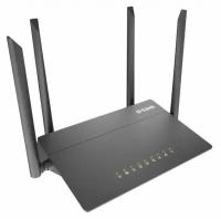 Беспроводной маршрутизатор D-Link DIR-822/RU 802.11abgnac 1167Mbps 2.4 ГГц 5 ГГц 4xLAN черный