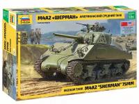 1/35 Американский средний танк Шерман М4А2 Звезда 3702