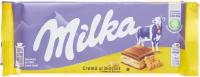 Шоколадная плитка Milka Cream & Biscuit / Милка Крем & бисквит 100 г. (Германия)