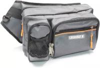 PF-BM-02 Сумка рыболовная "следопыт" Fishing Hip Bag, 28х21х17 см, цв. серый