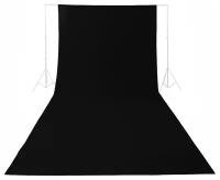 Фон муслиновый Raylab RL-BC01 3*6м черный