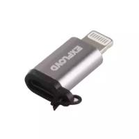 Переходник OTG с MicroUSB (F) на Lightning Exployd EX-AD-275 Gray