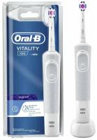 Электрическая зубная щетка Oral-B Vitality D100, белый