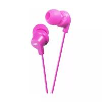 Наушники JVC HA-FX10, mini jack 3.5 mm, pink