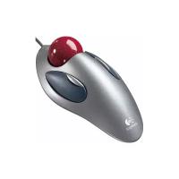 Мышь Logitech Trackball Marble Mouse Silver USB+PS/2