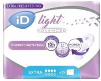 iD Light Advanced Extra / АйДи Лайт Эдвансд Экстра - урологические прокладки для женщин, 10 шт