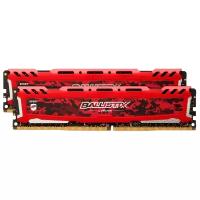 Оперативная память Crucial Ballistix Sport LT 16 ГБ (8 ГБ x 2 шт.) DDR4 2400 МГц DIMM CL16 BLS2K8G4D240FSEK