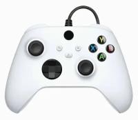 Геймпад проводной для Xbox Series S/X/ONE/PC/Steam (White)