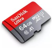 Карта памяти 64Gb SDHC Micro SanDisk Ultra