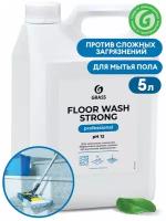 Очиститель многоцелевой 5,6кг - Floor wash strong: концентрированное щелочное моющее средство для мытья пола, для сильных загрязнений разбавлять из расчета 5 - 10 г/л воды GRASS 125193 | цена за 1 шт