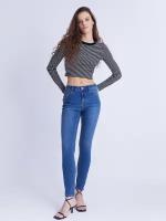 Джинсы силуэта Skinny с низкой посадкой, цвет Голубой, размер 32