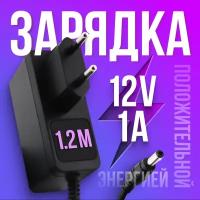 Блок питания (адаптер) 12V 1A 5.5 x 2.1 F12L19-120100SPAV / YGY-12800 / SAL012F /GSCV1000S012V18Y 12V 1A для модемов (роутеров), тв-приставок МТС Ростелеком Wink Дом.ру