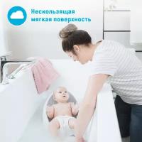 Горка-лежак для купания детская Angelcare, серая