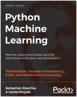 Python Machine Learning - Third Edition. Машинное обучение Python — третье издание: на англ. яз