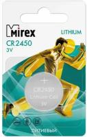 Батарея литиевая Mirex CR2450 3V 1 шт