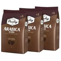 Кофе в зернах Paulig Arabica Dark, 1 кг х 3 кг