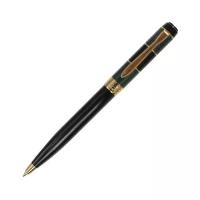 Ручка подарочная шариковая GALANT Granit Green, корп.черн./зеленый, золот.детали, 0,7мм, син,140393