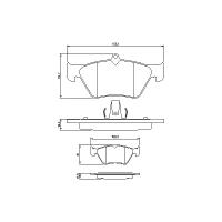 Колодки тормозные дисковые передн HOLDEN: CALIBRA (YE) 2.5 i V6 90-98 OPEL: CALIBRA A (85_) 2.0 i Turbo 4x4/2.5 i V6 90-97, OMEGA (B) 2.0/2.0 16V 93 BOSCH 0986461129