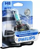 Лампа H8 12360 Whitevision Ultra B1 12360Wvub1 00533528 Philips арт. 12360WVUB1