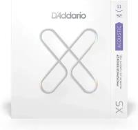 Струны для акустической гитары D'Addario XSAPB1152 11-52, фосфорная бронза с покрытием XS, D'Addario (Дадарио)