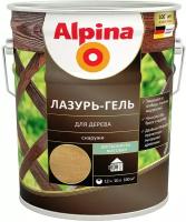 Защитная лазурь-гель для дерева Alpina, 10 л, орех