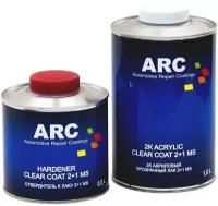 Прозрачный акриловый лак ARC 2+1 MS Clear Coat 1 л. с отвердителем 0,5 л