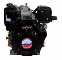 Двигатель дизельный Lifan Diesel 186FD D25 6A (9.2л. с, 418куб. см, вал 25мм, ручной и электрический старт катушка 6А)