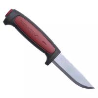 Нож туристический Morakniv Pro C, углеродистая сталь, резиновая ручка с красной вставкой