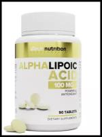 Альфа-липоевая кислота ALPHA LIPOIC ACID aTech nutrition 90 таблеток