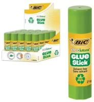 Клей-карандаш BIC "ECOlutions", 21 г, с ароматом яблока, 8923452