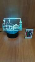 3D Светильник с Пультом Мусульманский