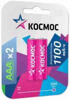 Аккумулятор AAA/R03 Ni-MH 1100мА.ч (1100MAH) космос KOCR03NIMH(1100MAH) (1 упак)