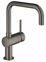 Однорычажный смеситель Grohe Minta Touch темный графит 32488A00