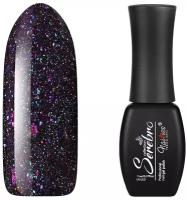Гель-лак для ногтей Serebro с блестками "Brilliant", светоотражающий, фиолетовый, 11 мл