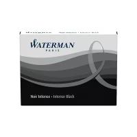 Чернила в картридже З/ч. Waterman Ink cartridge Standard Black (в упаковке 8 картриджей)