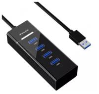 Разветвитель USB Ks-is KS-727 4 порт. черный