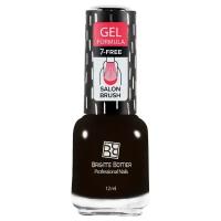 Brigitte Bottier Лак для ногтей Gel Formula, 12 мл, тон 34 горький шоколад