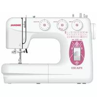 Швейная машина Janome Escape V-25, белый, розовый