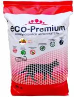 Комкующийся наполнитель ECO-Premium Тутти-фрутти, 55л, 1 шт