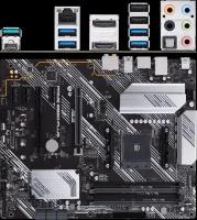 Материнская плата ASUS Prime B550-Plus B550 Socket AM4 4xDDR4, 6xSATA3, RAID, 2xM.2, 2xPCI-E16x, 5xUSB3.2, 1xUSB3.2 Type C, DP, HDMI, Glan, ATX