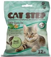 Cat Step Tofu Green Tea Наполнитель растительный комкующийся 12л