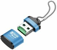 Картридер Micro sd на usb адаптер микросд на юсб синий