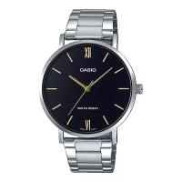 Наручные часы CASIO Collection MTP-VT01D-1B, черный, серебряный