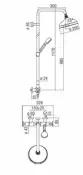 Душевая стойка NOBILI CP030/30T3CR