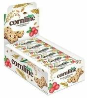 Cornline, зерновой батончик с клюквой, 30 г (18 штук в упаковке)