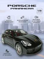 Модель автомобиля Porsche Panamera коллекционная металлическая игрушка масштаб 1:18 черный