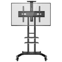 Подставка для телевизора ONKRON TS1881, 50-86", напольный, мобильный, черный