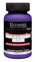 Суставы, связки и хрящи: Ultimate Nutrition Glucosamine & MSM 60таблеток