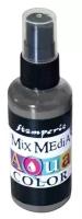 Краска - спрей Aquacolor Spray для техники Mix Media, 60 мл графит 60 мл STAMPERIA KAQ017